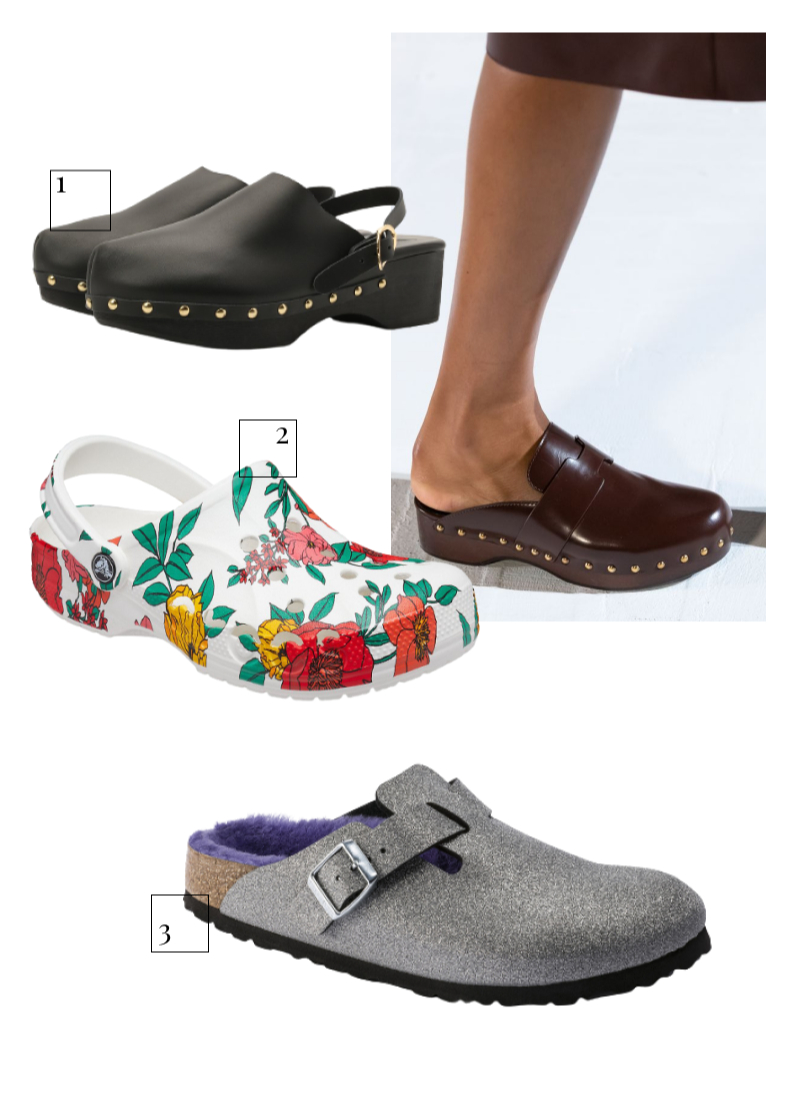 Hermès, весна-лето 2021

1.&nbsp;Сабо Ancient Greek Sandals, 29 950 руб. (ЦУМ)
2.&nbsp;Сабо Crocs, 3999 руб. (Crocs)
3.&nbsp;Сабо Birkenstock, 8095 руб. (Birkenstock)