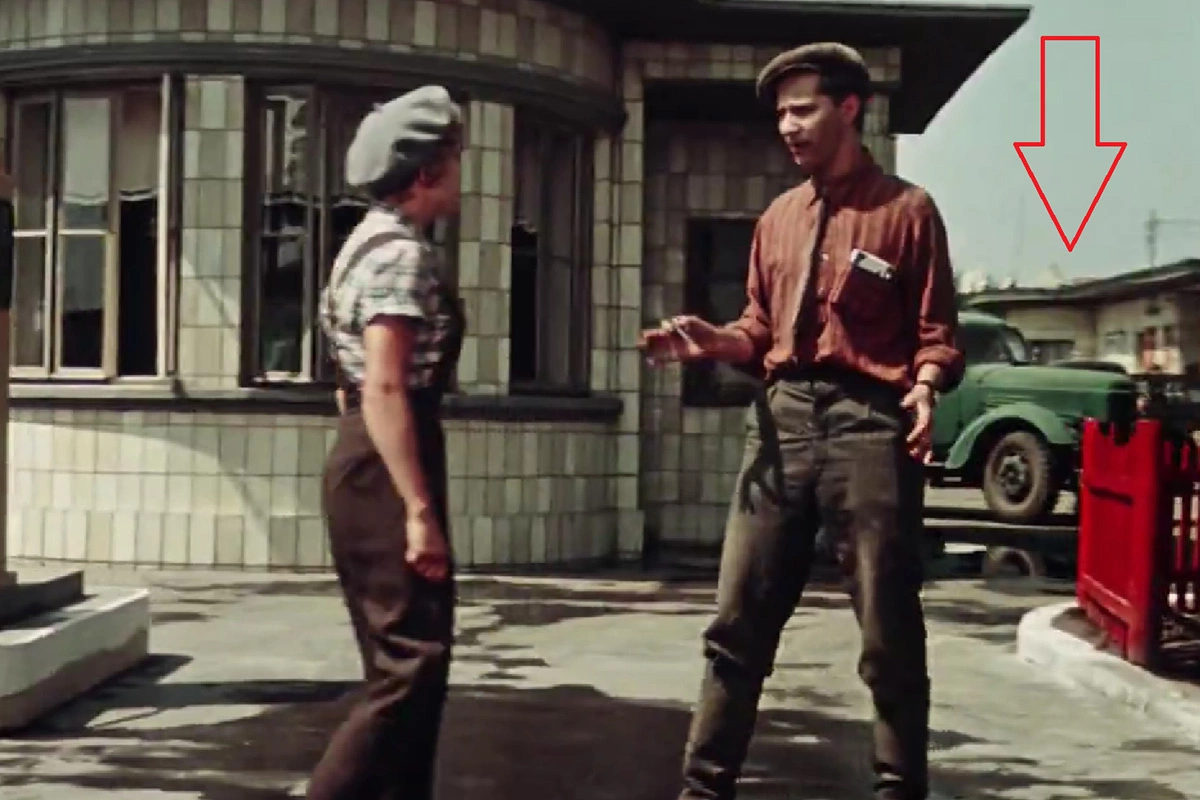 Кадр из фильма «Королева бензоколонки», 1962 год