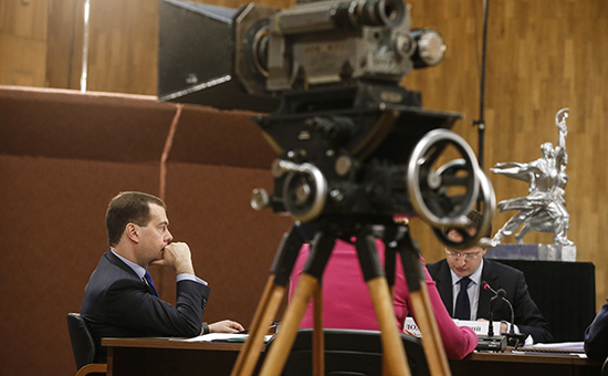 Премьер-министр РФ Дмитрий Медведев и министр культуры РФ Владимир Мединский. Архивное фото