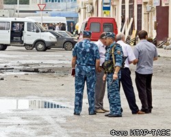 На проспекте Путина в Грозном смертник атаковал милиционеров