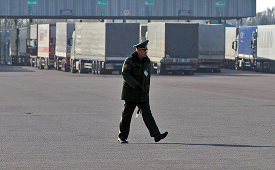 Сотрудник белорусской пограничной службы