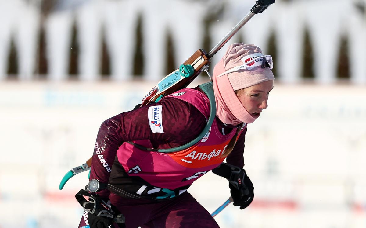 Бывшая лыжница выиграла индивидуальную гонку в биатлоне на Спартакиаде