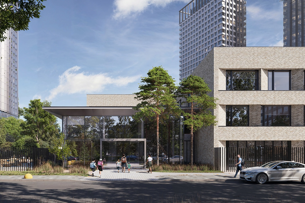 Как устроен жилой квартал рядом с крупнейшим парком Москвы