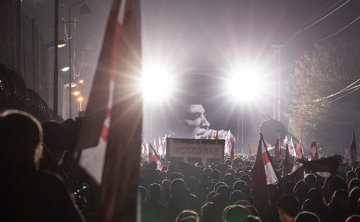 Митинг сторонников Михаила Саакашвили, архивное фото