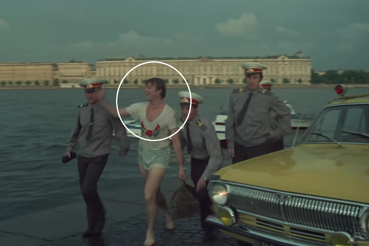 Кадр из фильма Эльдара Рязанова «Невероятные приключения итальянцев в России», 1973 год