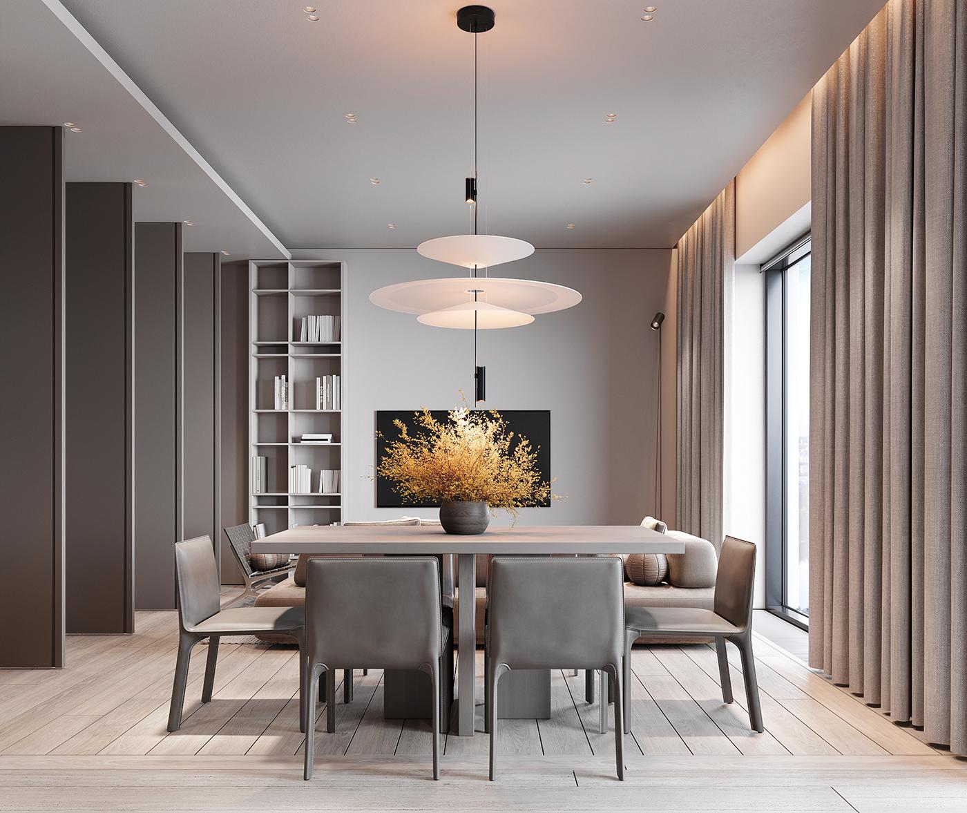 Клубный квартал премиум-класса &laquo;Крылатская 33&raquo;. Вариант дизайна квартиры