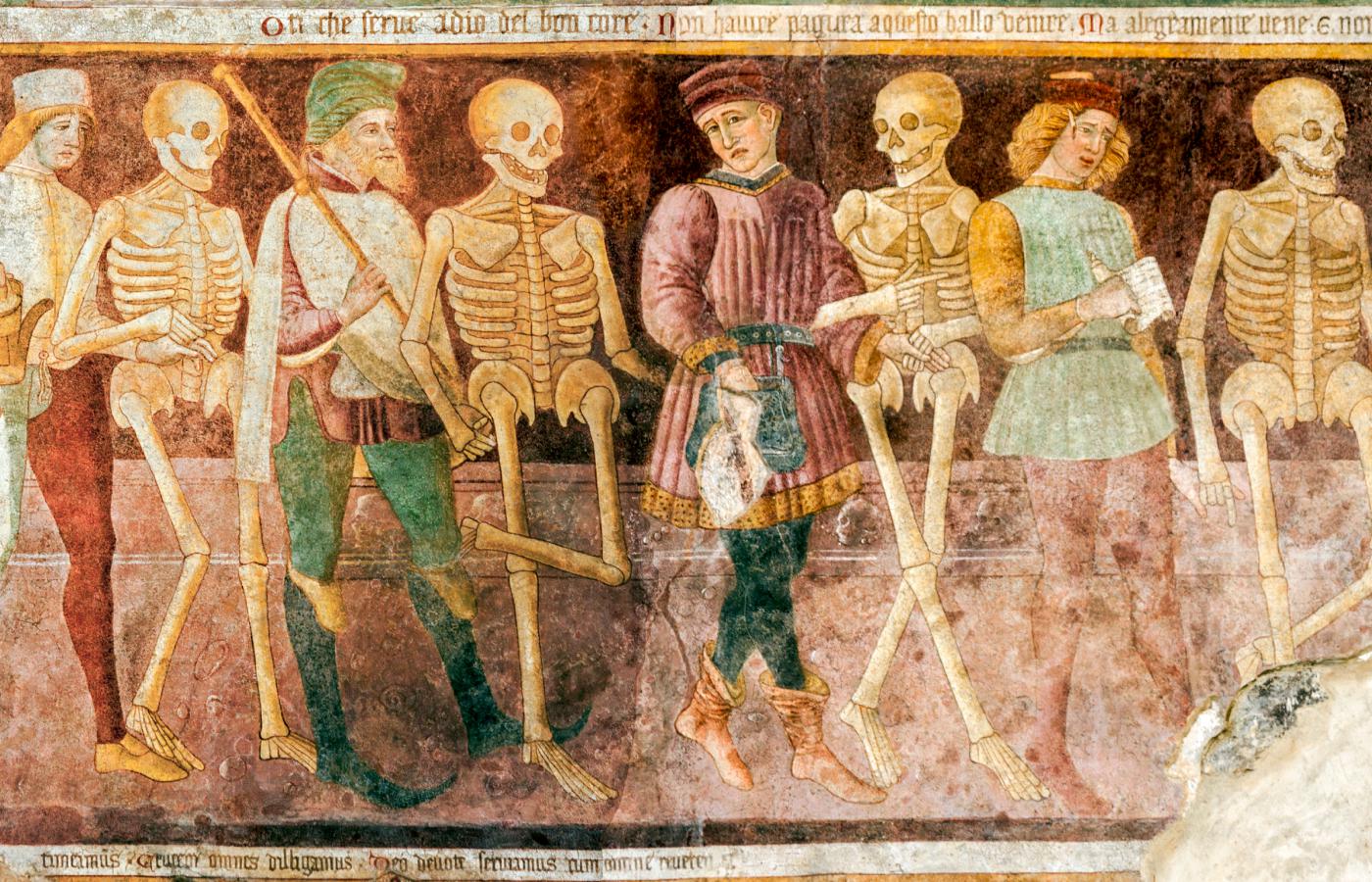 Фреска &laquo;Триумф смерти&raquo;, XIV век, Клузоне, Италия