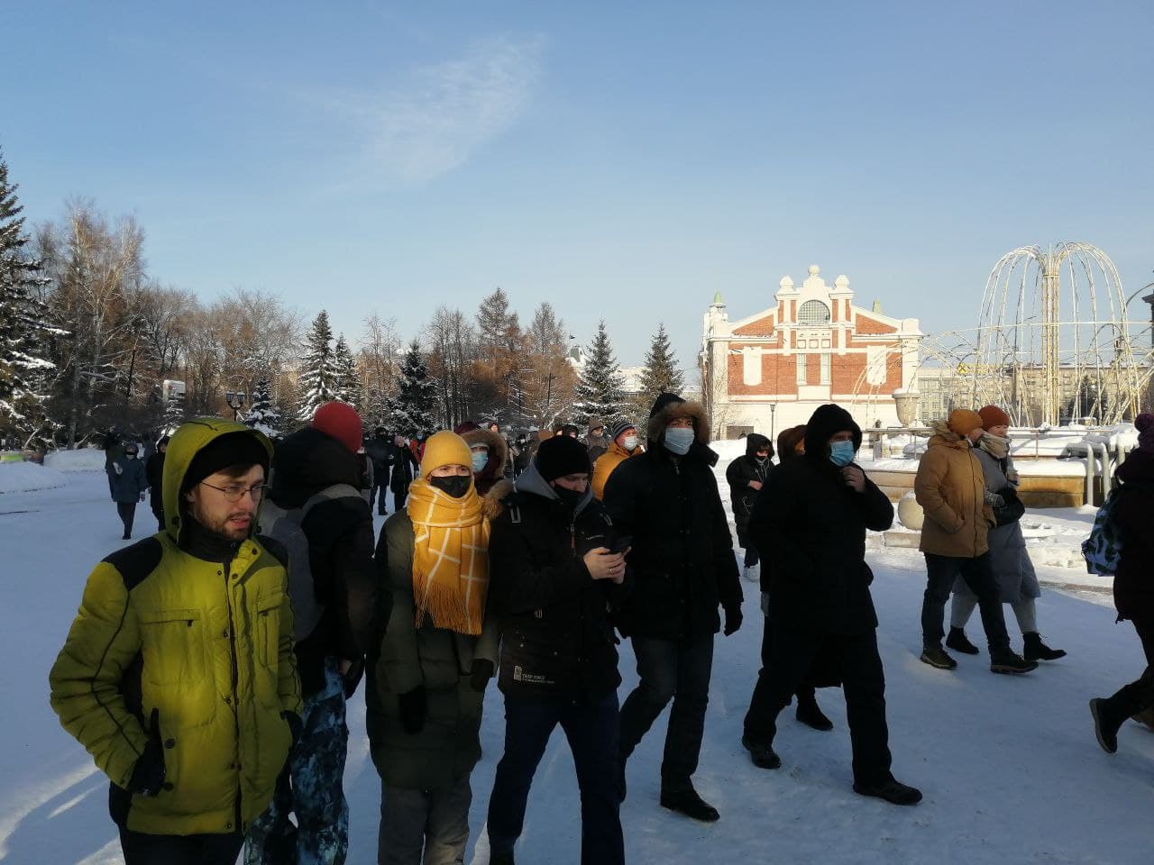 В Новосибирске — вторая несогласованная акция протеста. Фото и видео