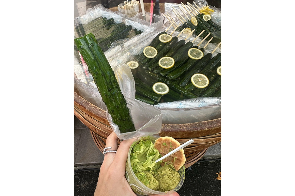 Киото, десерты с матчей и маринованные огурцы