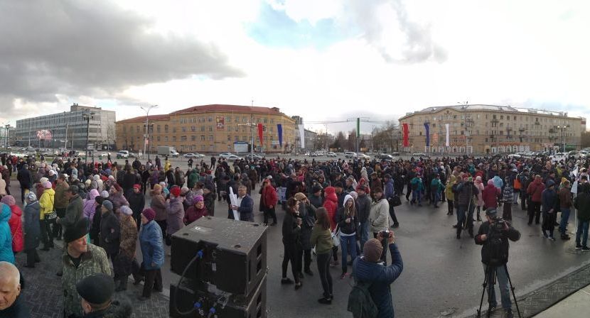 Фоторепортаж: в Новосибирске прошел антикоррупционный митинг