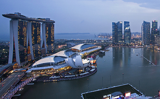 Вид на Сингапур


