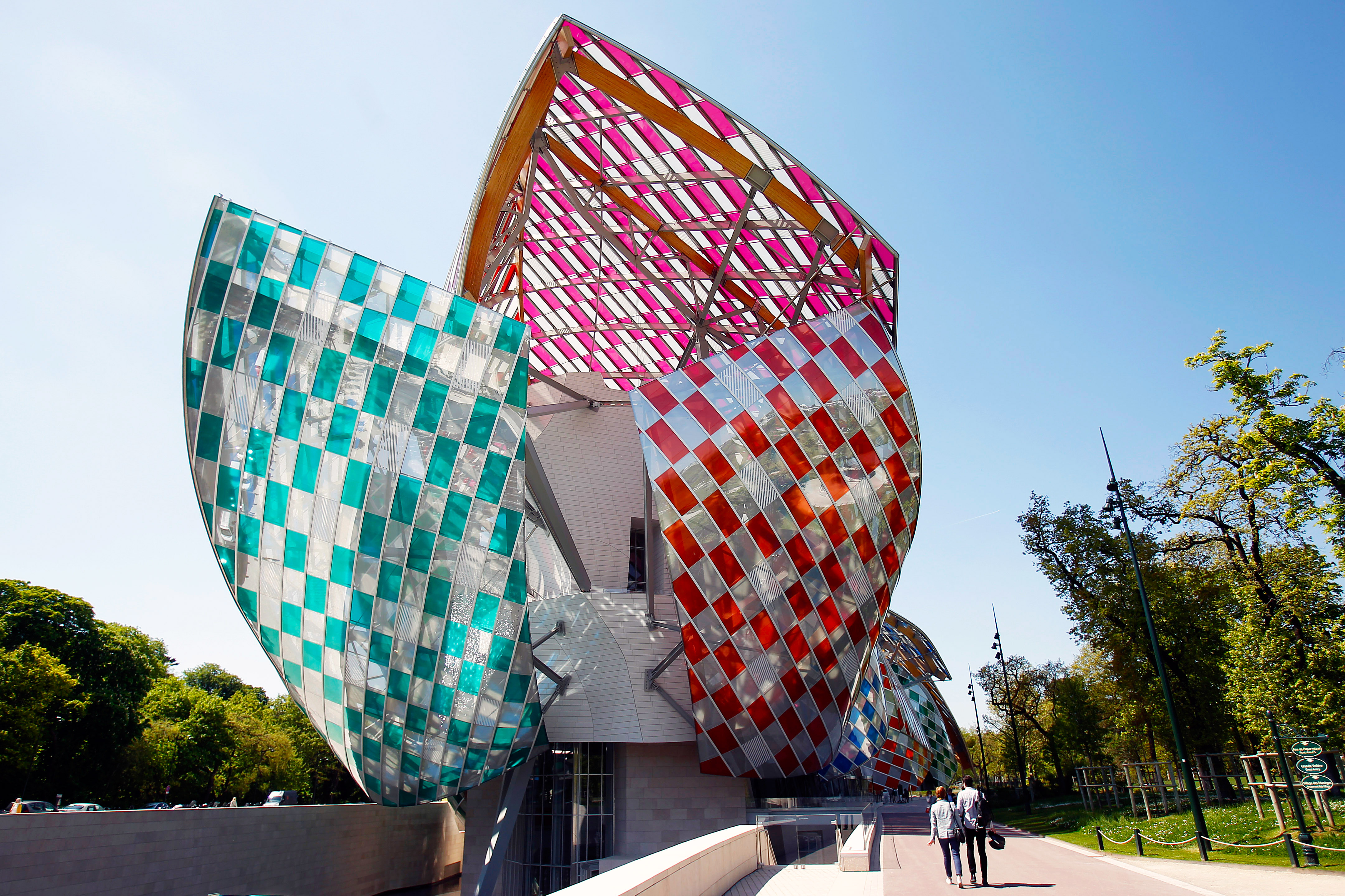 Здание музея Louis Vuitton Fondation