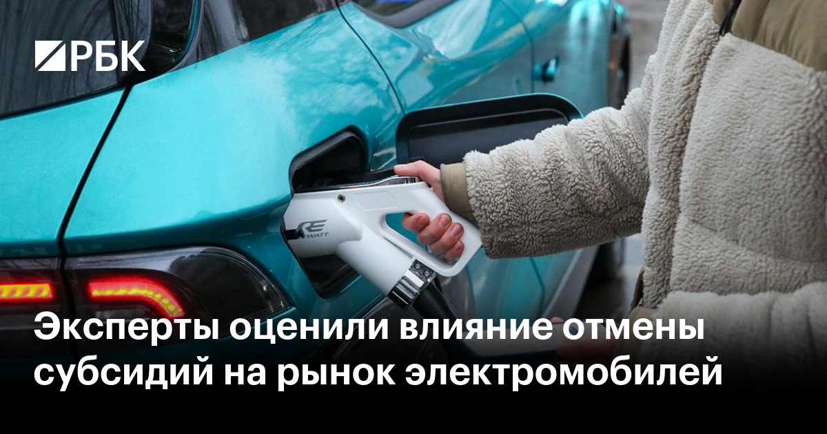 Эксперты оценили влияние отмены субсидий на рынок электромобилей