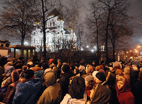 В Москве встретили Пояс Пресвятой Богородицы