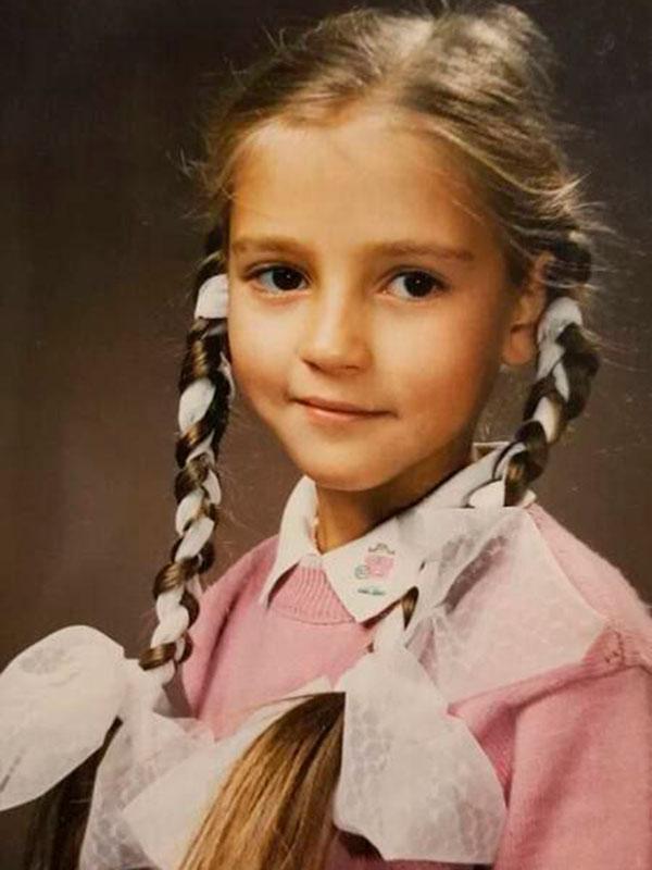 Анна Михайловская в детстве