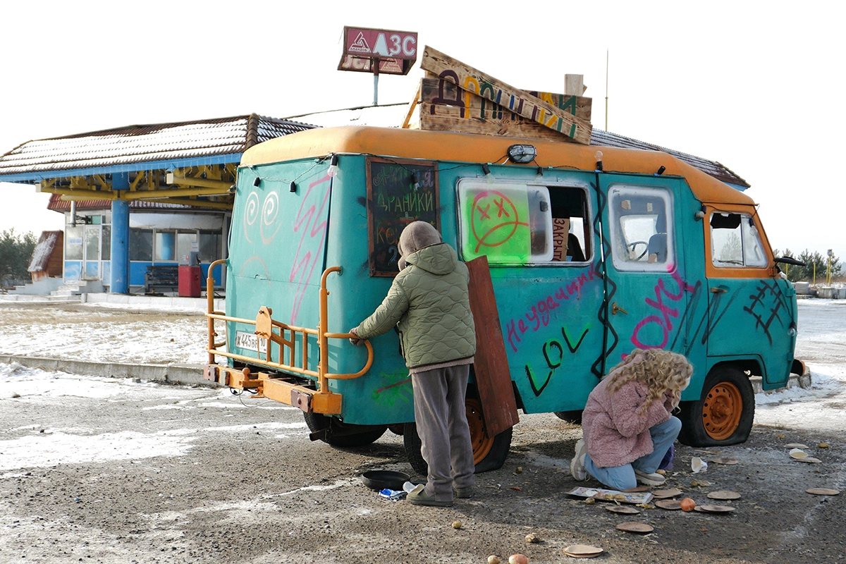 Съемки фильма «Драники»