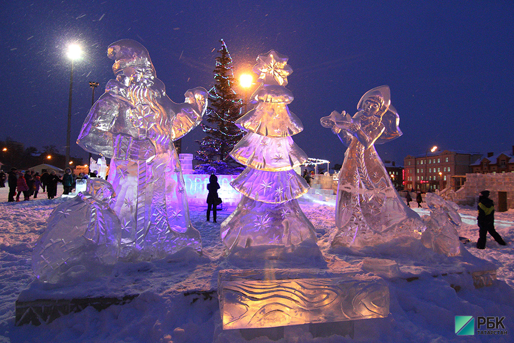 Новогодняя ярмарка Казани стала одной из лучших в России