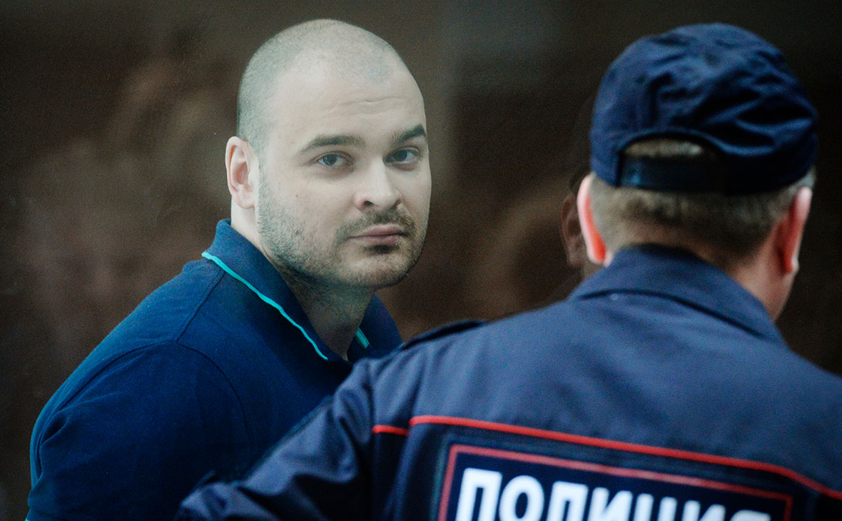 Максим Марцинкевич во время оглашения приговора в Бабушкинском суде Москвы