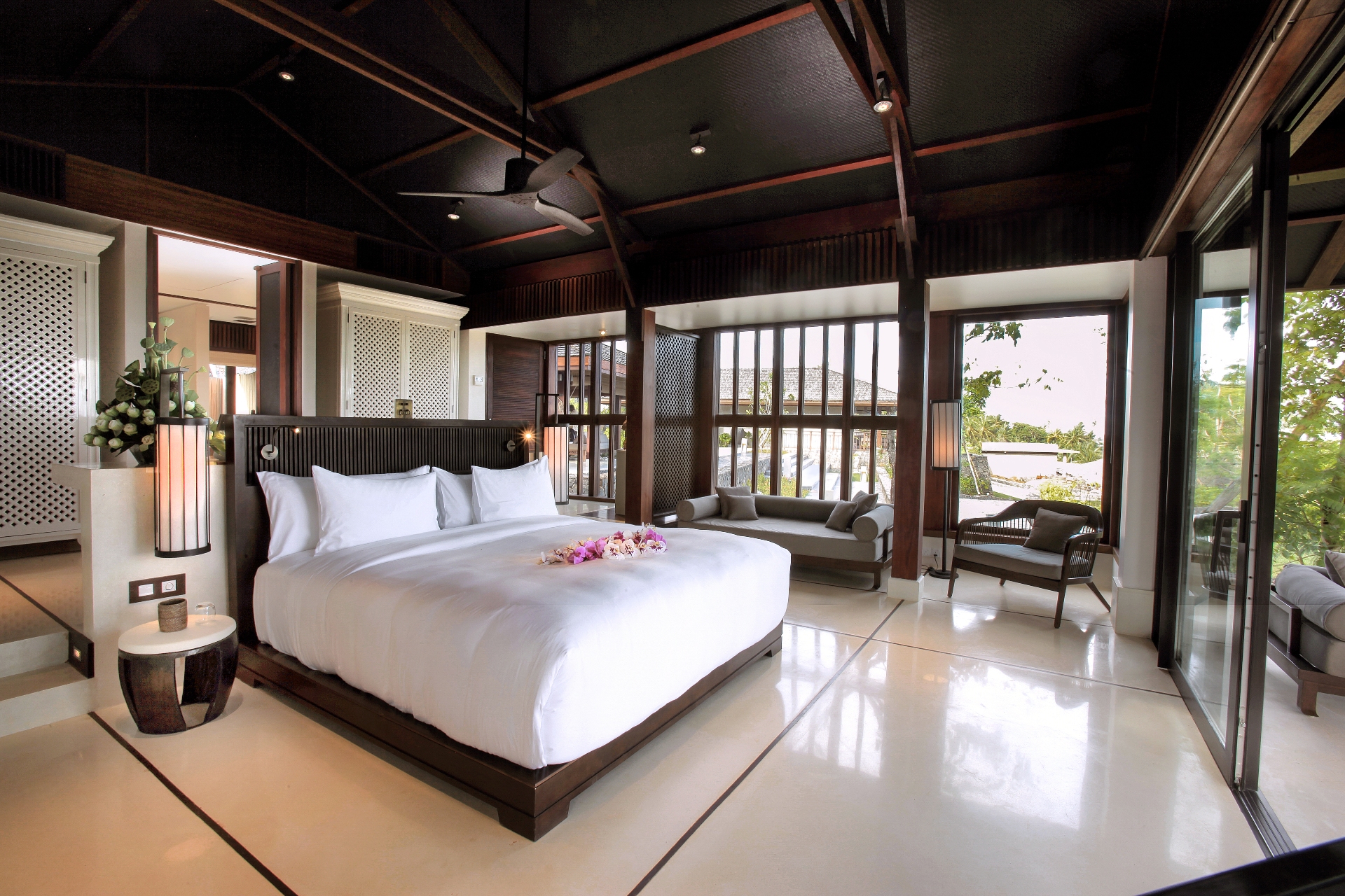 Спальня на вилле&nbsp;(ANI Private Resorts Sri Lanka)