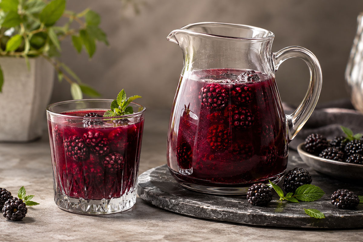 Ежевика идеально подходит для компота благодаря своему яркому вкусу и аромату
