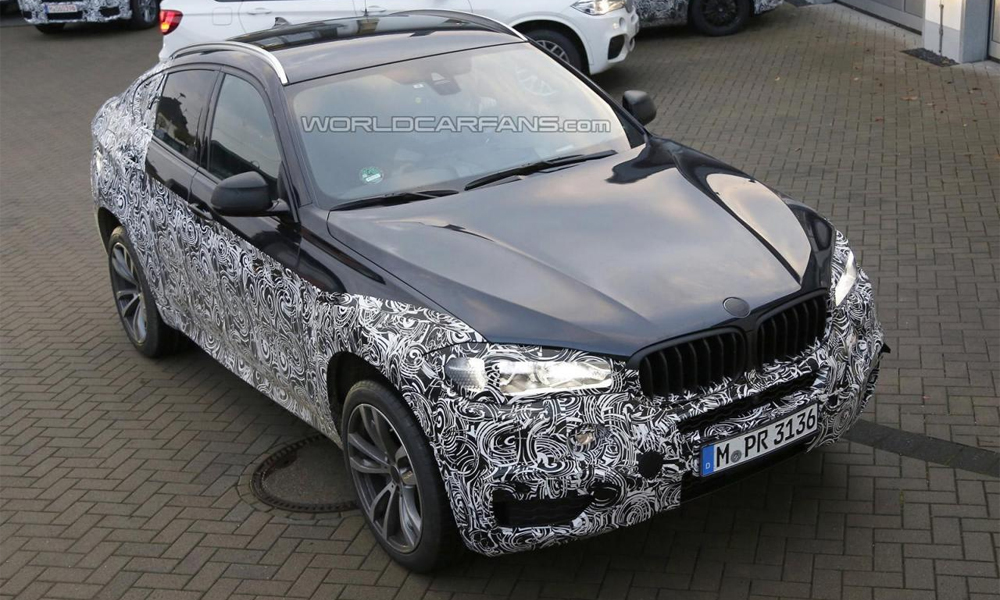 BMW X6 нового поколения заметили на тестах