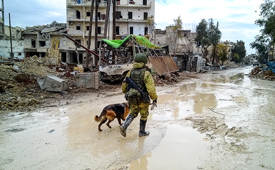Российский солдат в&nbsp;Сирии
