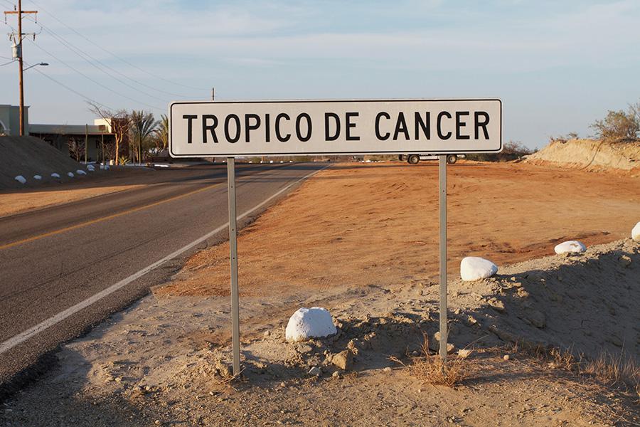 Знак тропика Рака, Нижняя Калифорния, Мексика