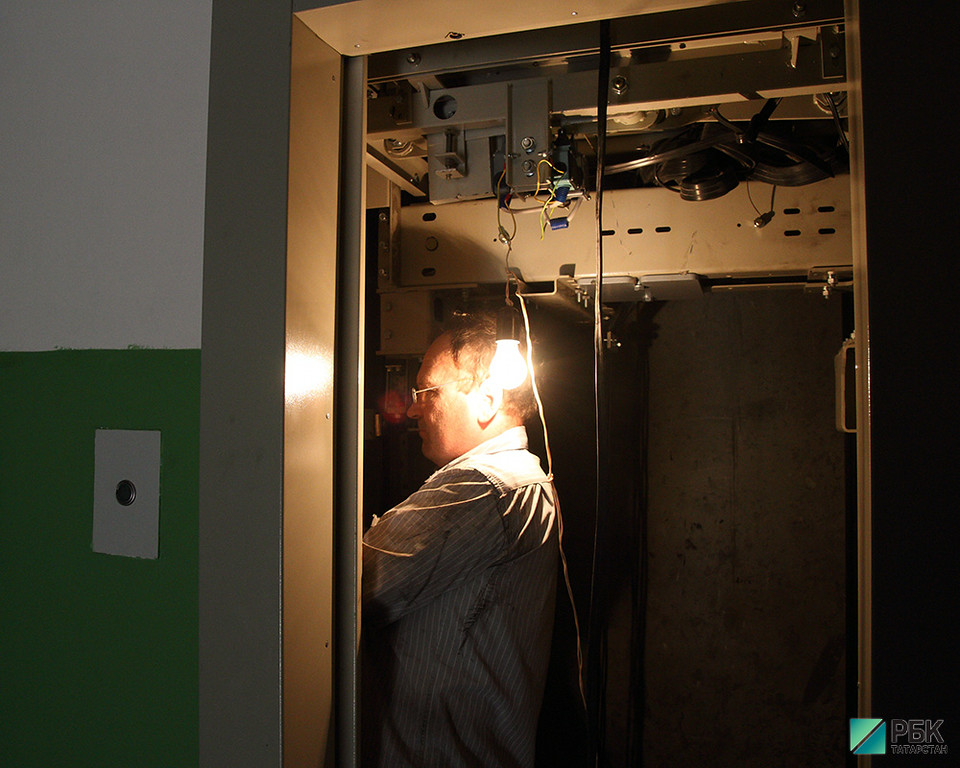 В домах Татарстана используют лифты с полностью выработанным ресурсом
