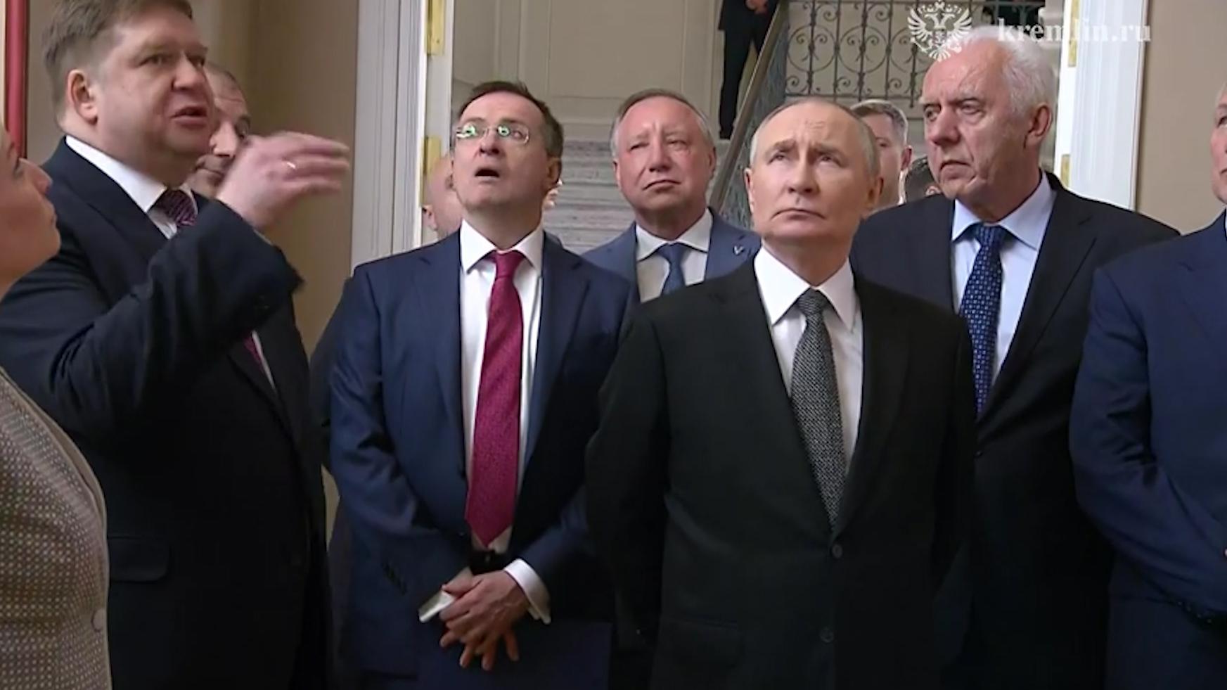 Путин посетил Консерваторию им. Н.А. Римского-Корсакова. Видео
