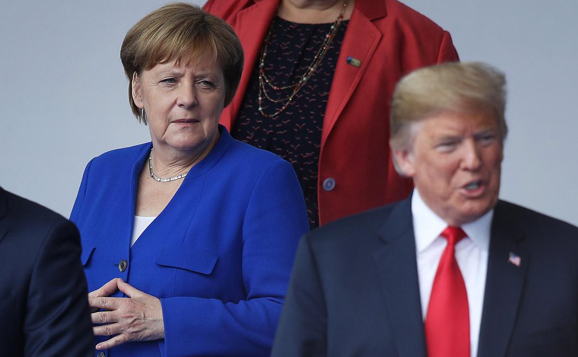 Ангела Меркель и Дональд Трамп