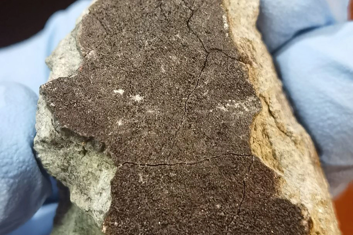 Фрагмент пролетевшего в конце октября над Москвой болида