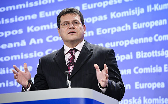 Вице-президент Еврокомиссии по энергосоюзу Марош Шефчович