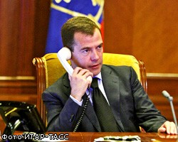 Д.Медведев поздравил Н.Назарбаева с победой на выборах
