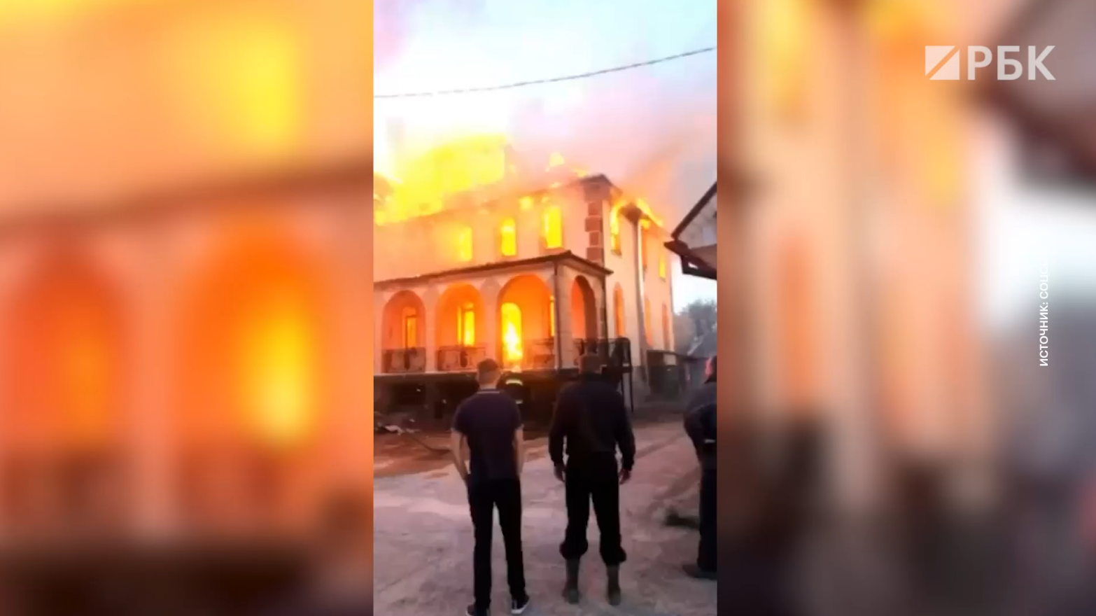 Полиция Украины задержала подозреваемого в поджоге храма УПЦ