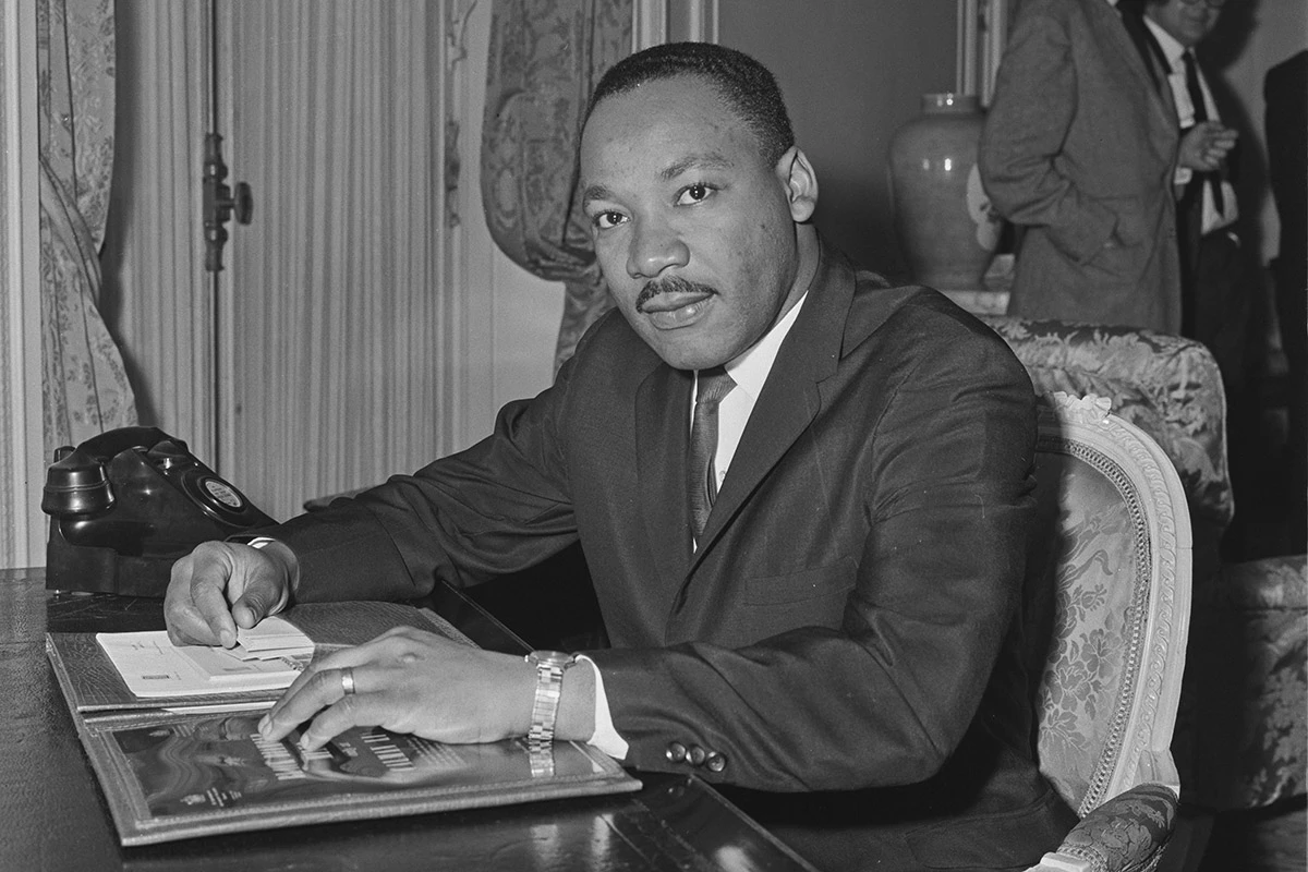 <p>На фото: лидер движения за гражданские права чернокожих в США&nbsp;Мартин Лютер Кинг</p>