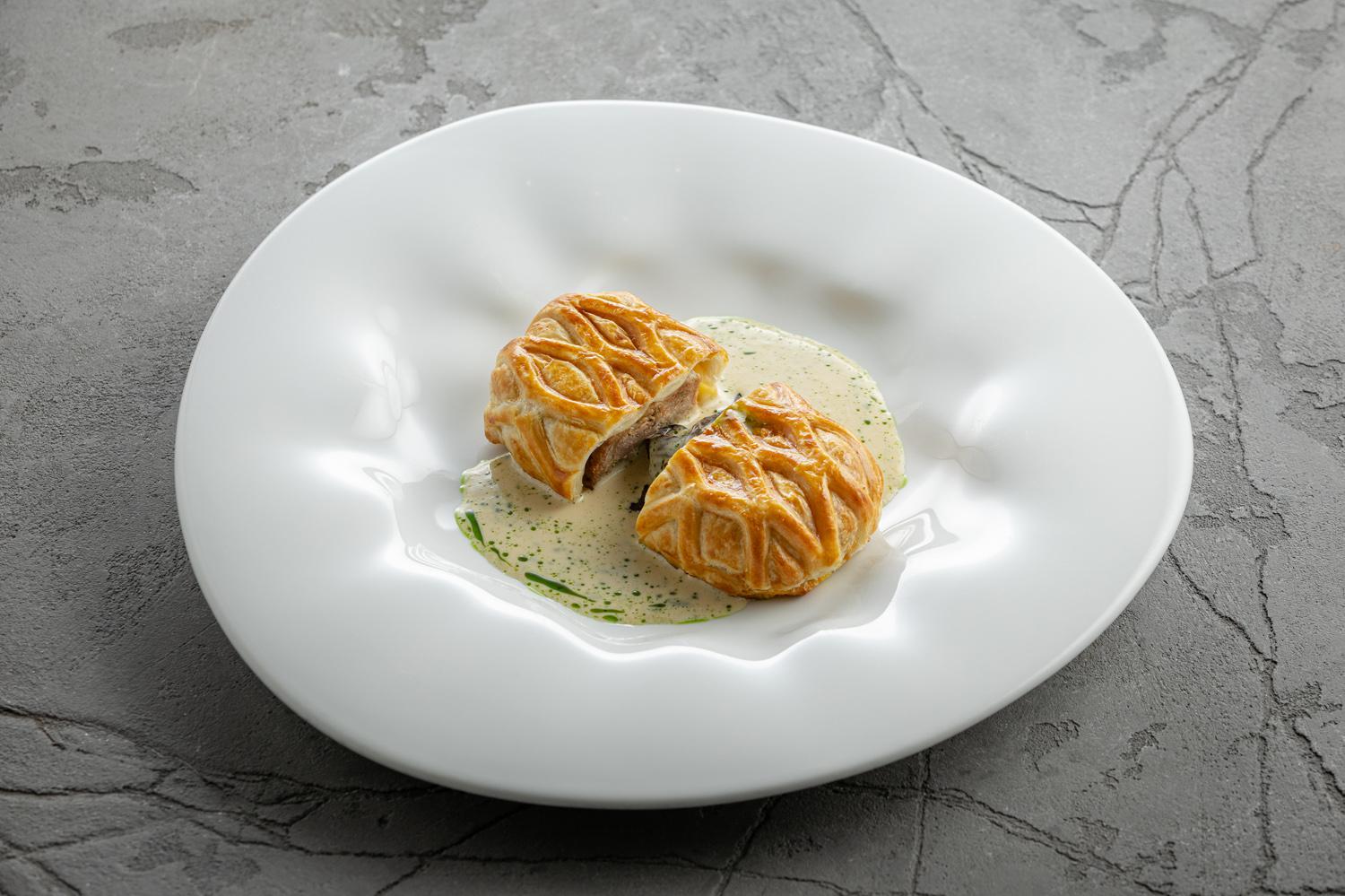 Слоеный пирог с уткой