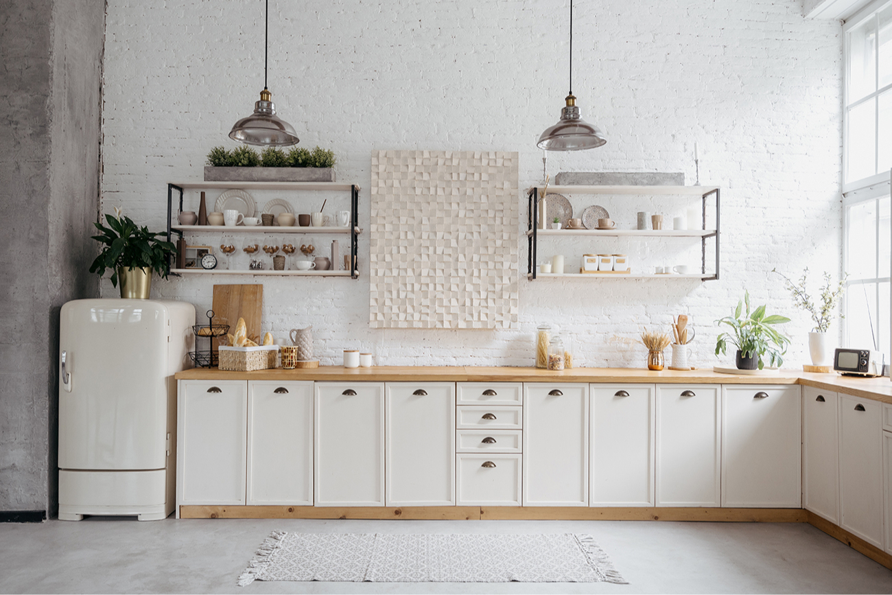 Кухня Без Верхних Шкафов: 118 фото и 5 нюансов дизайна + Идеи