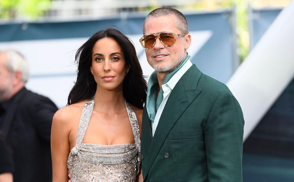 Инес де Рамон и Брэд Питт