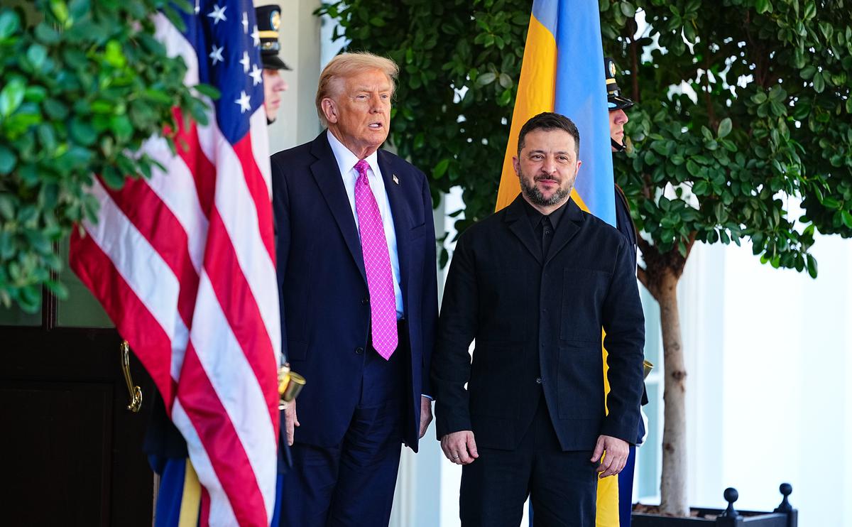 Дональд Трамп и Владимир Зеленский