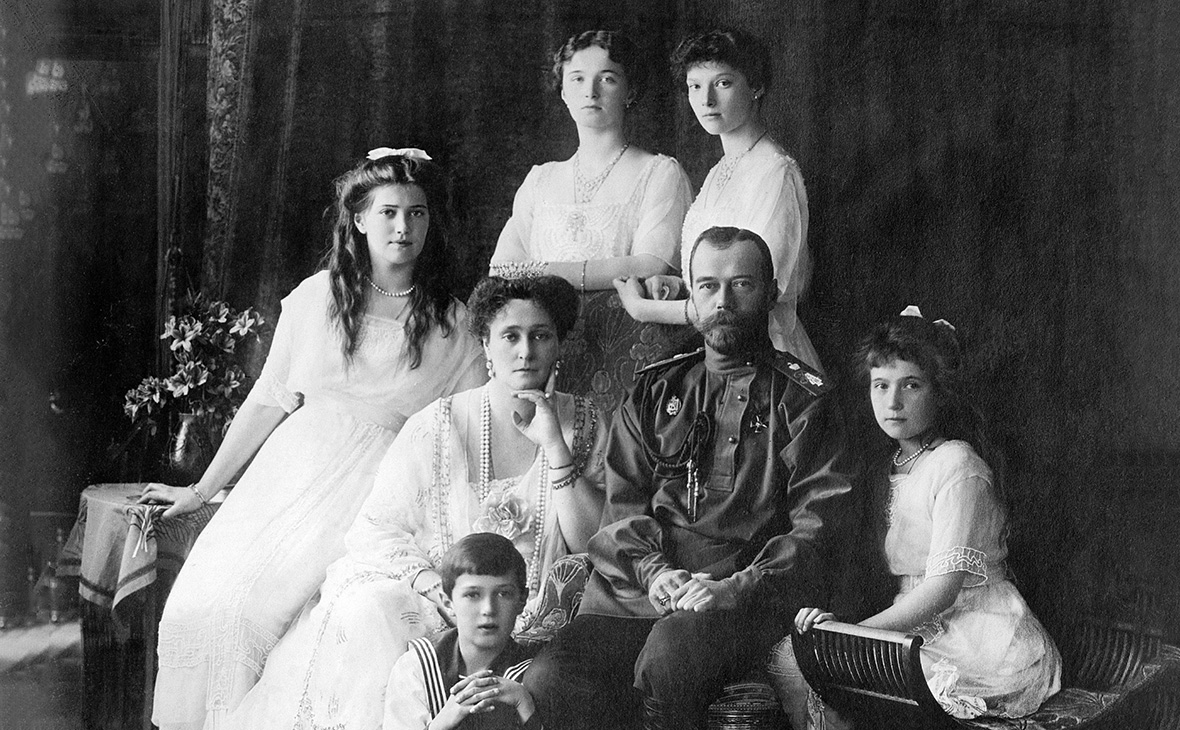 Царская семья в 1913 году