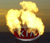 Reuters: Kia Motors потеряла 2.000 машин в пожаре на борту судна