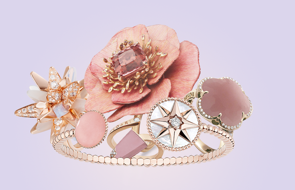 Нежная весна: выбираем ювелирные украшения в розовых тонах