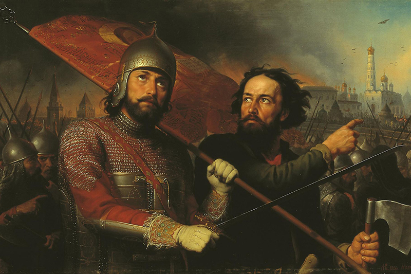 Картина Михаила Скотти &laquo;Минин и Пожарский&raquo;, 1850
