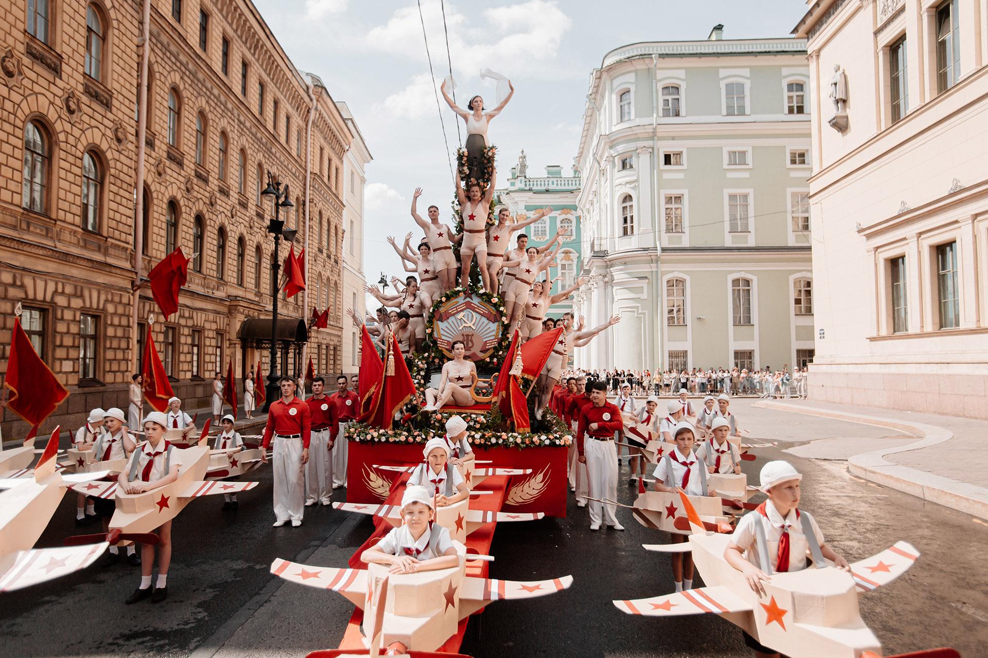 На съемках фильма&nbsp;&laquo;Шум времени&raquo;