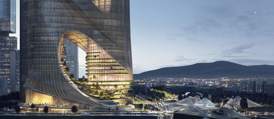 Zaha Hadid Architects построит башню-город в Китае