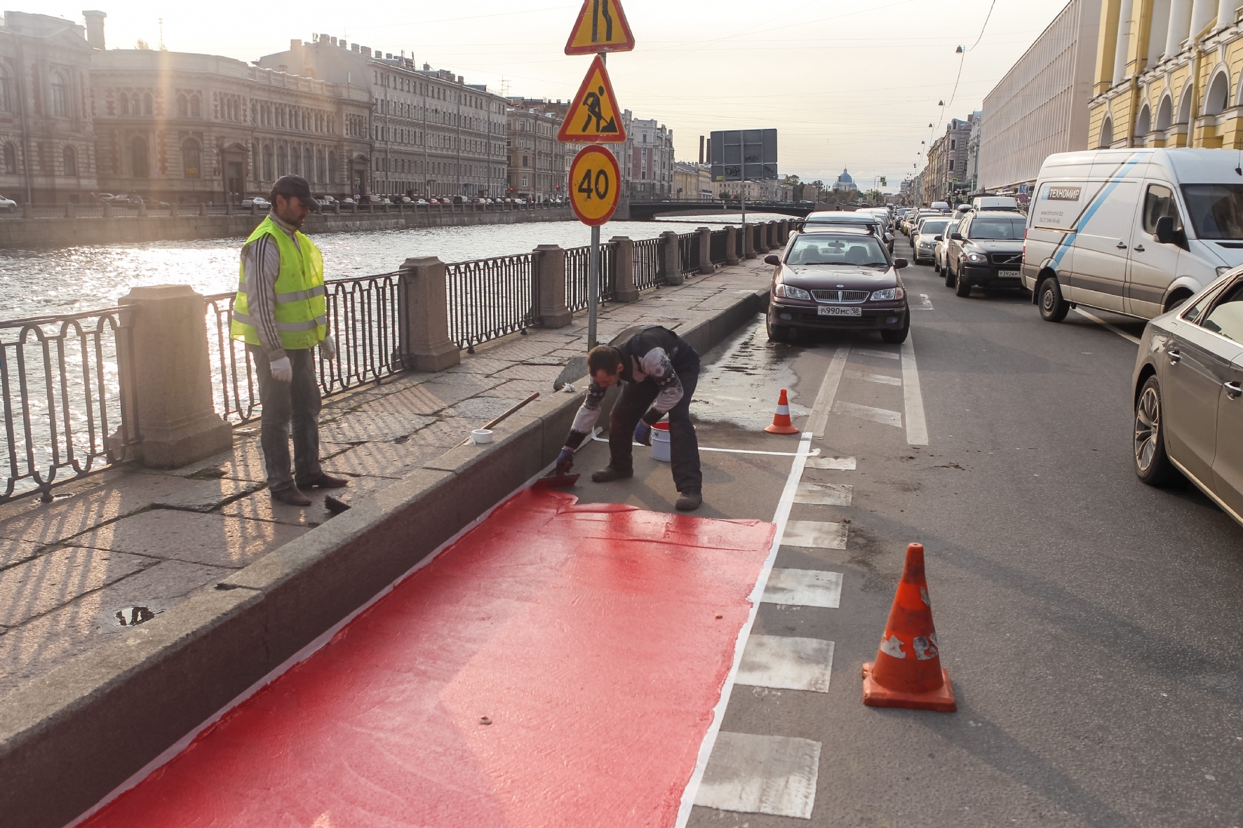 В семи районах Санкт-Петербурга построят 17 км велодорожек — РБК