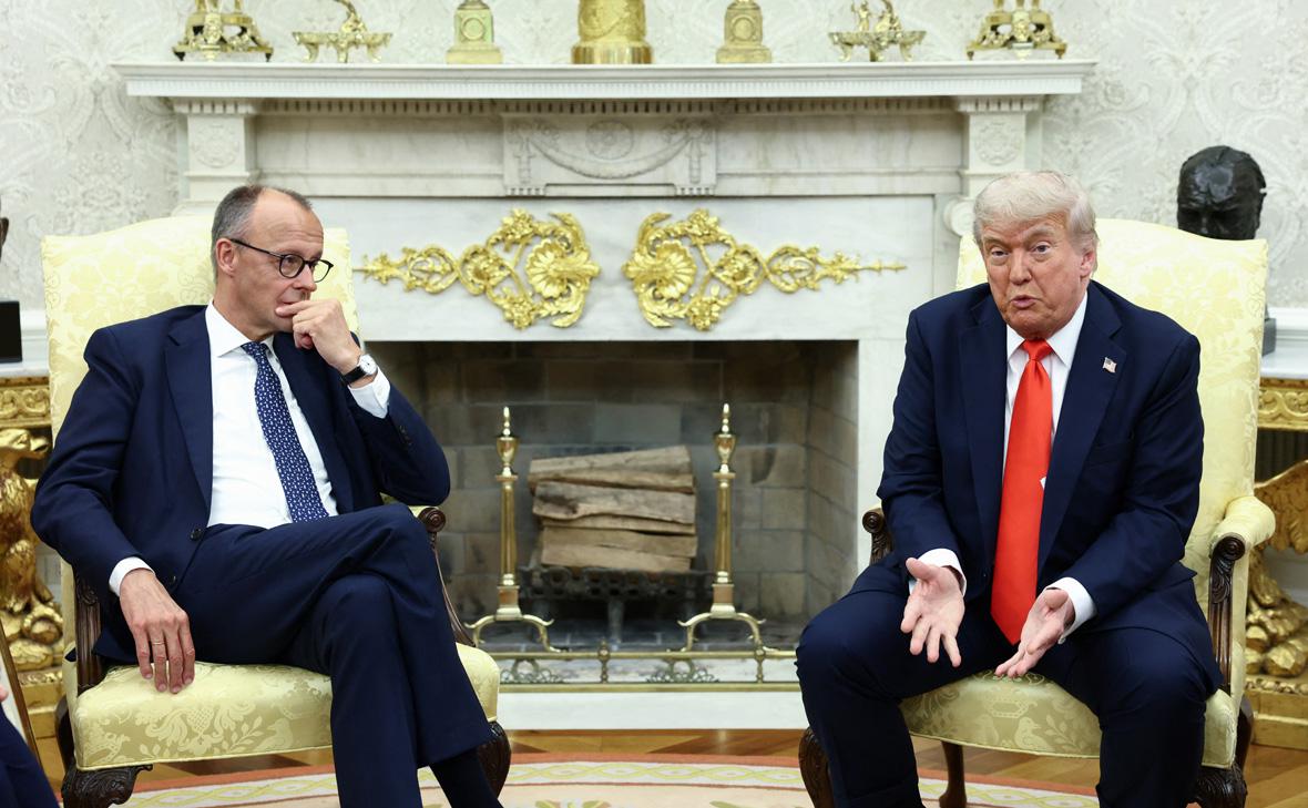 Фридрих Мерц и Дональд Трамп
