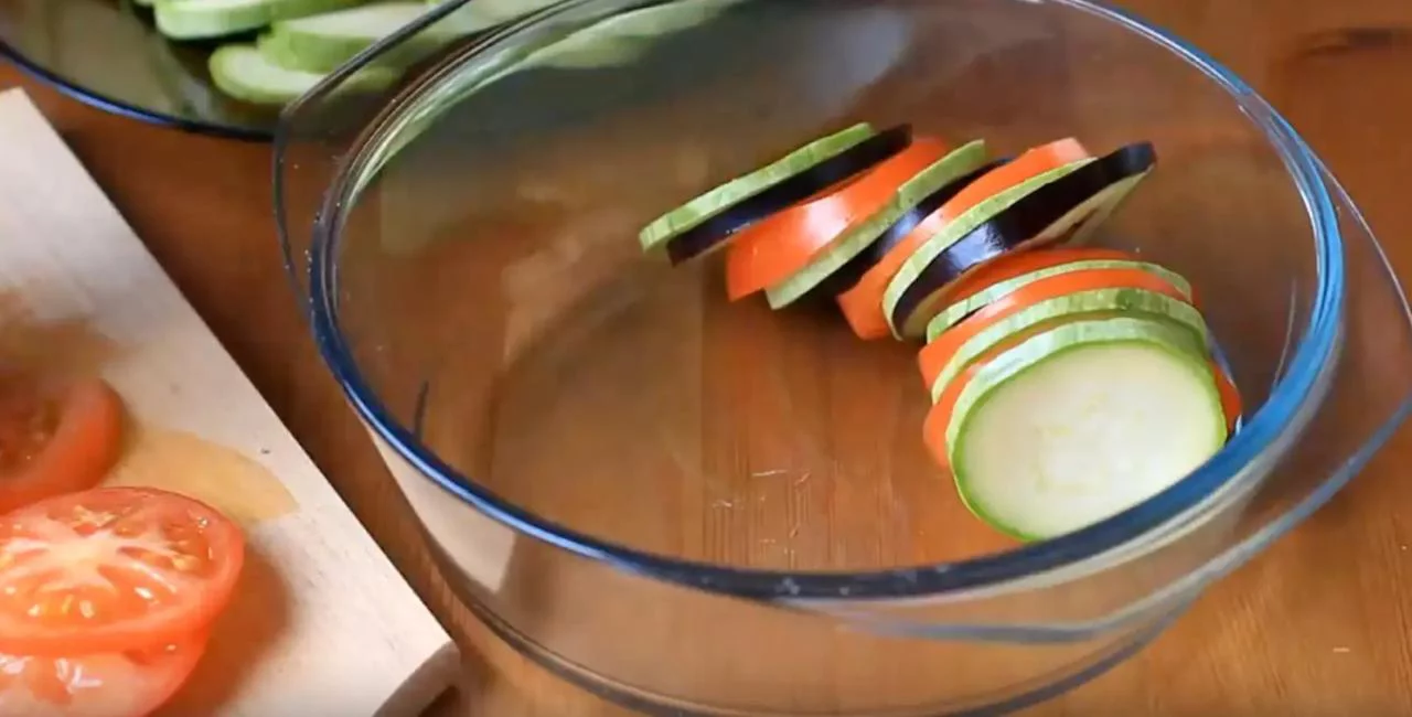 Сделайте «спираль» из овощей