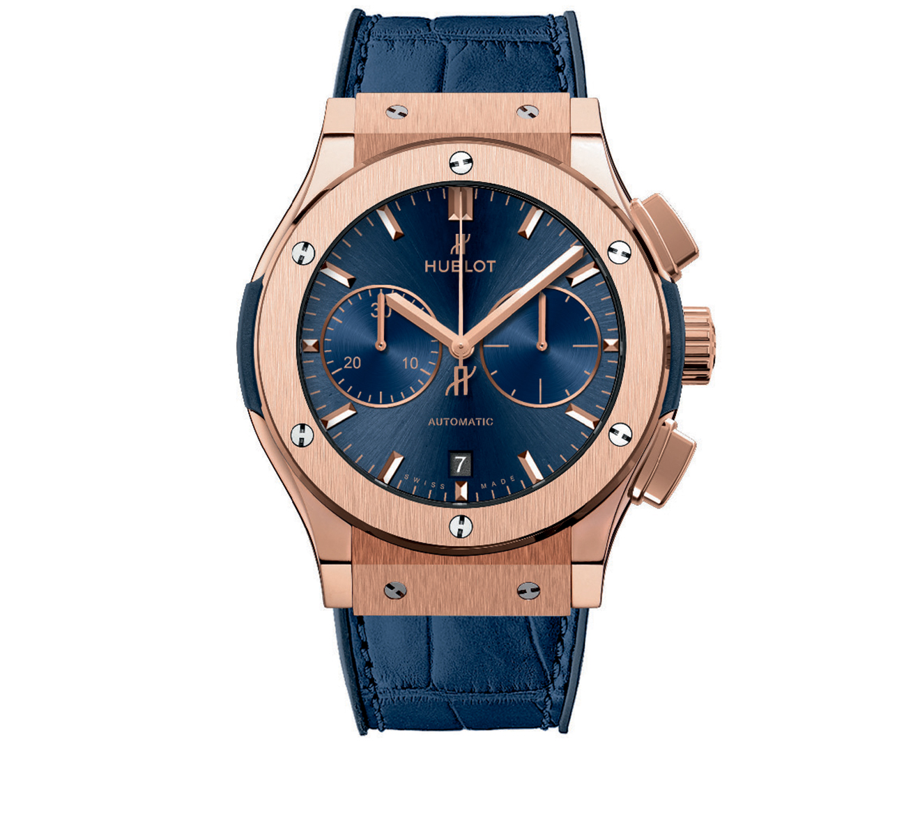 Часы Blue Chronograph Gold, HUBLOT
