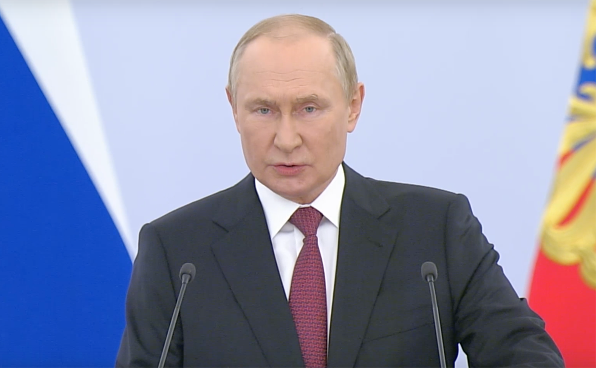 Путин пообещал восстановить инфраструктуру ДНР, ЛНР, Херсона и Запорожья
